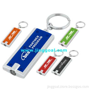 LED flashlight keychain